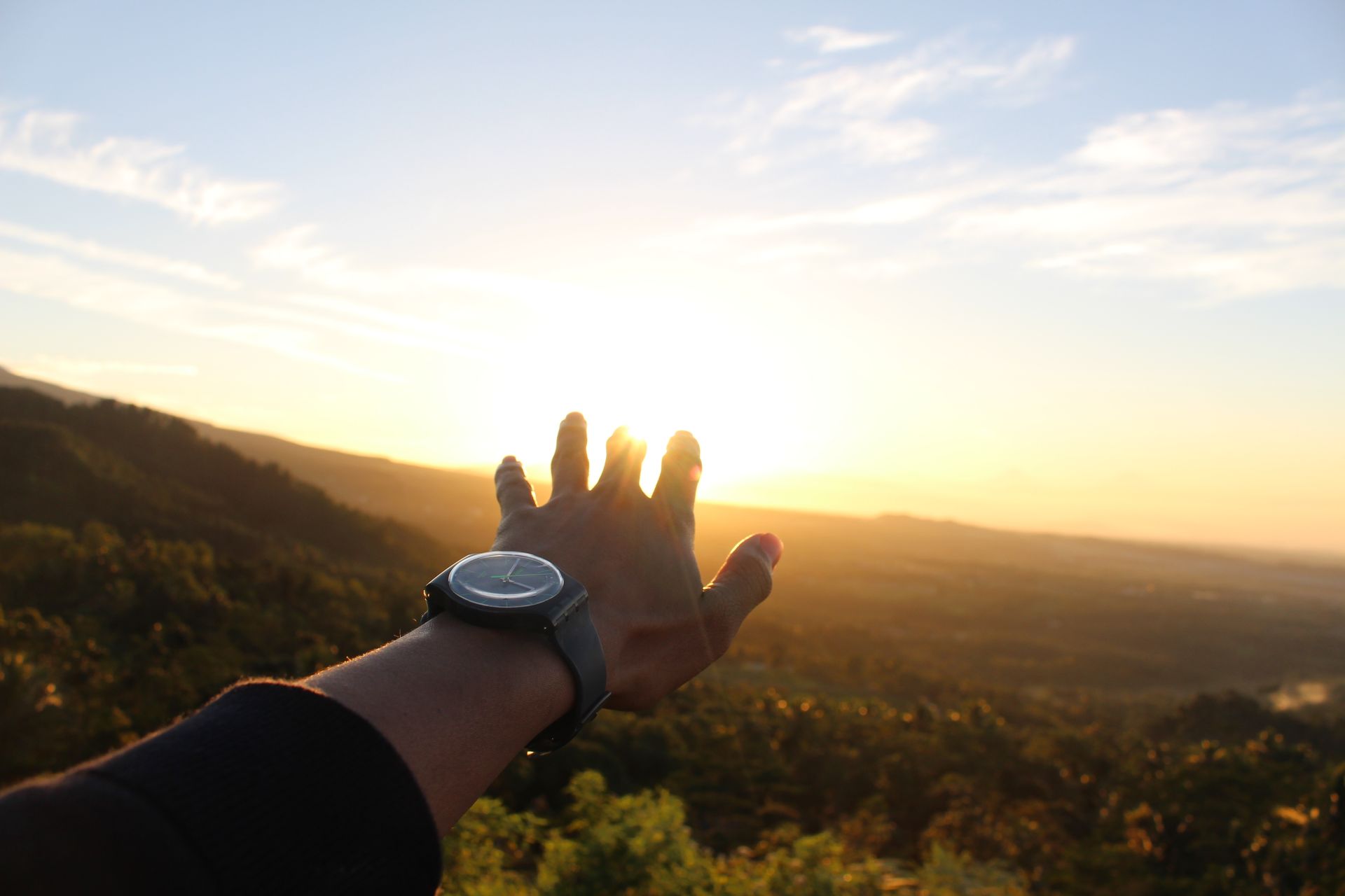 Sunrise over an open landscape representing a fresh start